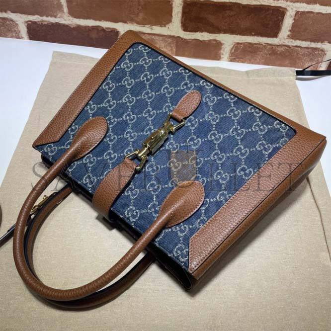 GUCCI JACKIE 1961 MEDIUM TOTE BAG 649016    (30*24*12cm)